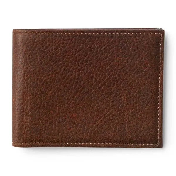 Orvis American Bison Thinfold Leather Wallet|Men Wallets