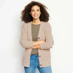 Orvis Anywear Oversized Ribbed Cardigan|Women Sweaters