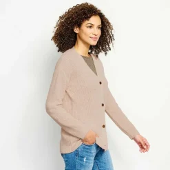 Orvis Anywear Oversized Ribbed Cardigan|Women Sweaters