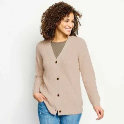 Orvis Anywear Oversized Ribbed Cardigan|Women Sweaters