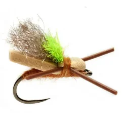 Orvis Barbless Mini Flopper| Dry Flies