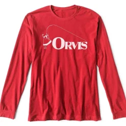 Orvis Bent Rod Santa Long-Sleeved Tee|Men Shirts