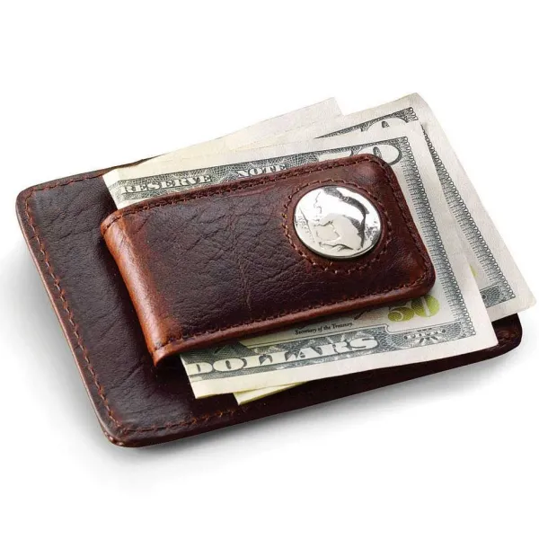 Orvis Bison Buffalo-Nickel Money Clip|Men Wallets