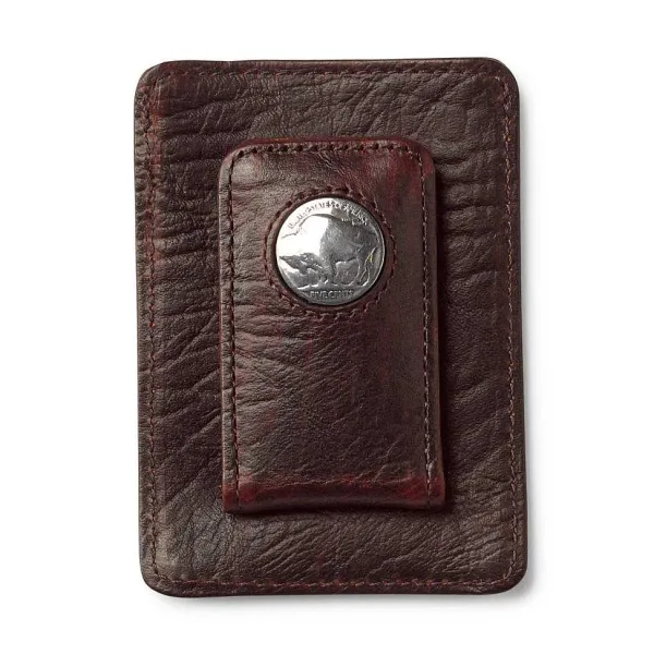 Orvis Bison Buffalo-Nickel Money Clip|Men Wallets