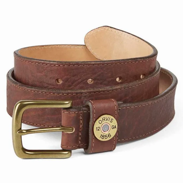 Orvis Bison Leather Shotshell Belt|Men Belts