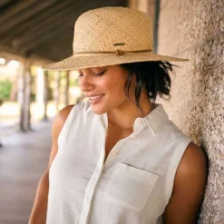 Orvis Boater Raffia Hat|Women Hats