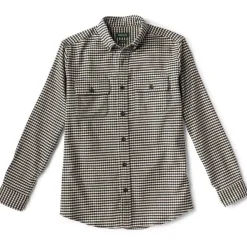 Orvis Buffalo Check Cotton/Wool Long-Sleeved Shirt|Men Shirts