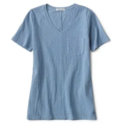 Orvis Canyon Garment-Dyed V-Neck Short-Sleeved Tee|Women Shirts