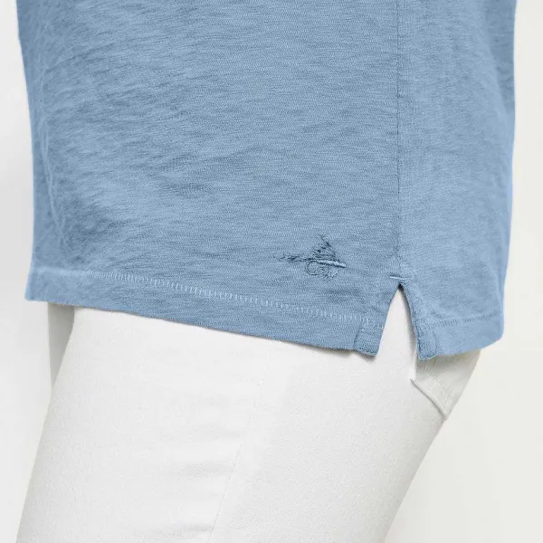 Orvis Canyon Garment-Dyed V-Neck Short-Sleeved Tee|Women Shirts