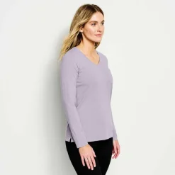 Orvis Canyon V-Neck Long-Sleeved Tee|Women Shirts