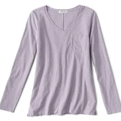 Orvis Canyon V-Neck Long-Sleeved Tee|Women Shirts