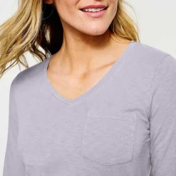 Orvis Canyon V-Neck Long-Sleeved Tee|Women Shirts