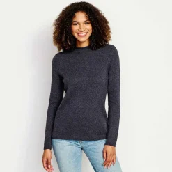 Orvis Classic Mockneck Sweater|Women Sweaters