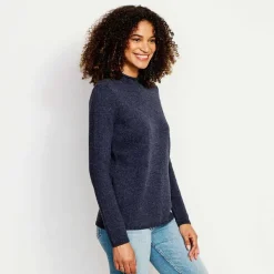 Orvis Classic Mockneck Sweater|Women Sweaters