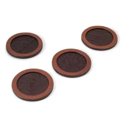 Orvis Col. Littleton Leather Coasters| Home Decor