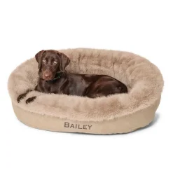 Orvis Comfortfill-Eco Fur Wraparound Dog Bed| Comfortfill-Eco Beds