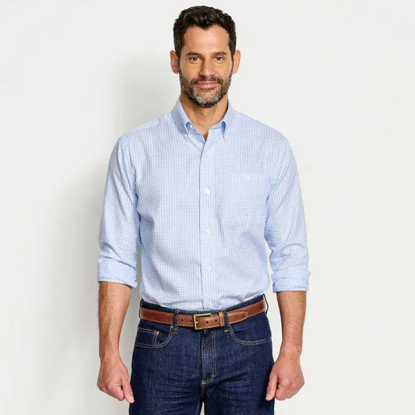 Orvis Country Twill Long-Sleeved Button-Down Shirt|Men Shirts
