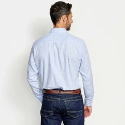 Orvis Country Twill Long-Sleeved Button-Down Shirt|Men Shirts