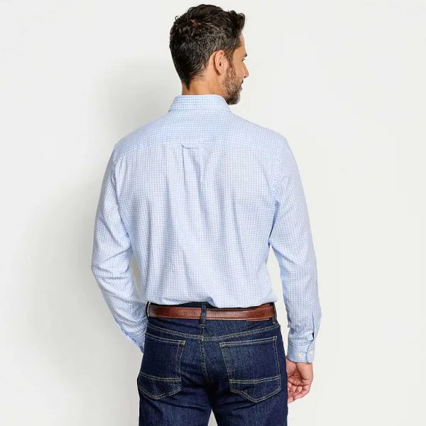Orvis Country Twill Long-Sleeved Button-Down Shirt|Men Shirts