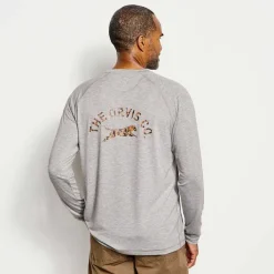 Orvis Dricast Logo Long-Sleeved Crew|Men Shirts