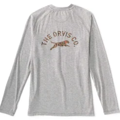 Orvis Dricast Logo Long-Sleeved Crew|Men Shirts