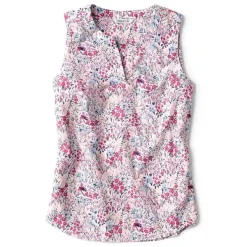 Orvis Easy Sleeveless Printed Camp Shirt|Women Shirts