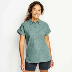 Orvis Easy Solid Short-Sleeved Camp Shirt|Women Shirts