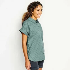 Orvis Easy Solid Short-Sleeved Camp Shirt|Women Shirts