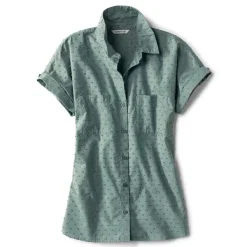 Orvis Easy Solid Short-Sleeved Camp Shirt|Women Shirts