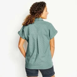 Orvis Easy Solid Short-Sleeved Camp Shirt|Women Shirts