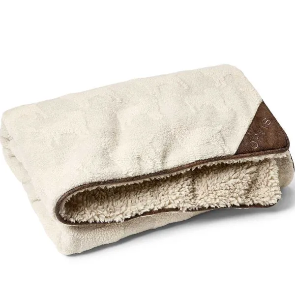Orvis Embossed Sherpa Throw| Throw Blankets