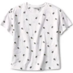 Orvis Embroidered Girlfriend Short-Sleeved Tee|Women Shirts