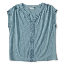 Orvis Fresh Air Embroidered Dolman Top|Women Shirts