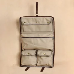 Orvis Genuine Leather Shave Kit|Men Packs & Bags