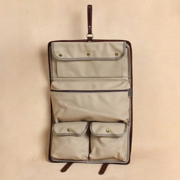 Orvis Genuine Leather Shave Kit|Men Packs & Bags