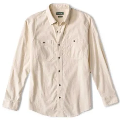 Orvis Hemp/Tencel Long-Sleeved Work Shirt|Men Shirts