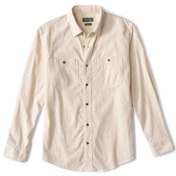 Orvis Hemp/Tencel Long-Sleeved Work Shirt|Men Shirts
