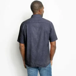 Orvis Hemp/Tencel Stretch Short-Sleeved Shirt|Men Shirts