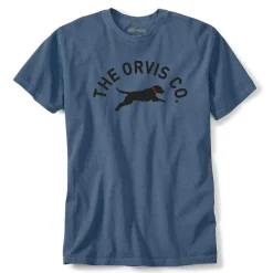 Orvis Jumping Dog T-Shirt|Men Shirts