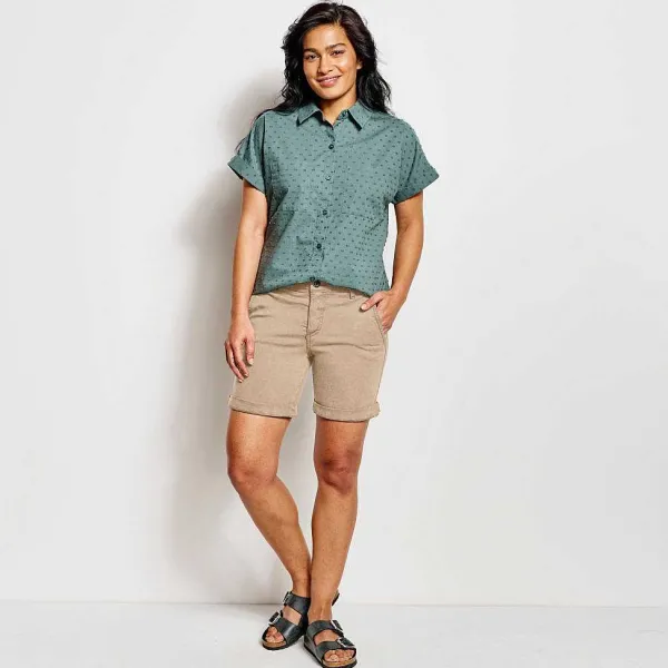 Orvis Kut From The Kloth® Stretch Twill Catherine Boyfriend 7" Shorts|Women Shorts