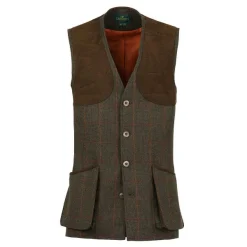 Orvis Laksen Tweed Shooting Vest|Men Vests