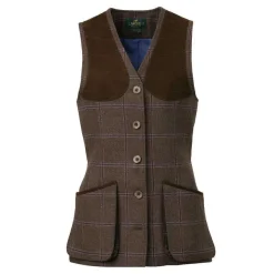 Orvis Laksen Women'S Tweed Shooting Vest|Women Vests