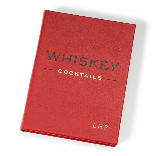 Orvis Leatherbound Whiskey Cocktails| Glassware & Bar