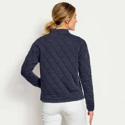Orvis Lived-In Quilted Bomber Jacket|Women Sweatshirts