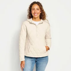 Orvis Lived-In Quilted Hoodie|Women Sweatshirts