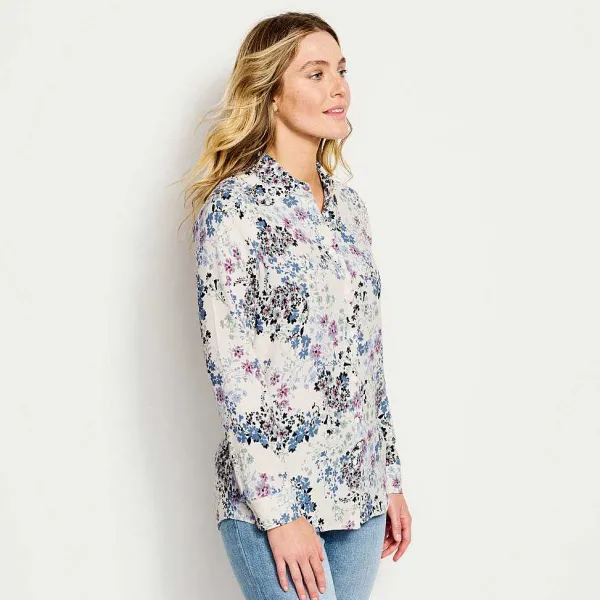 Orvis Long-Sleeved Everyday Silk Shirt|Women Shirts