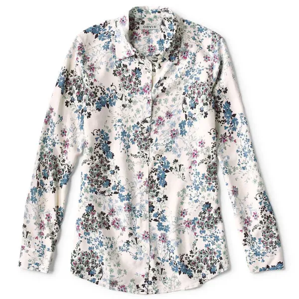 Orvis Long-Sleeved Everyday Silk Shirt|Women Shirts