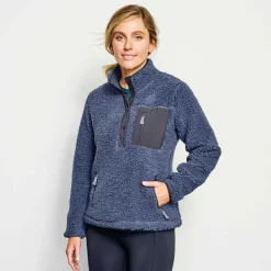Orvis Mad River Sherpa Quarter-Snap|Women Fleece