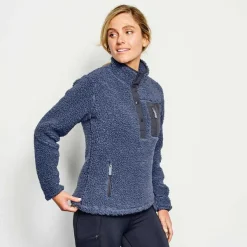 Orvis Mad River Sherpa Quarter-Snap|Women Fleece