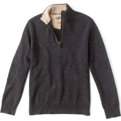 Orvis Merino Donegal Quarter-Zip|Men Sweaters